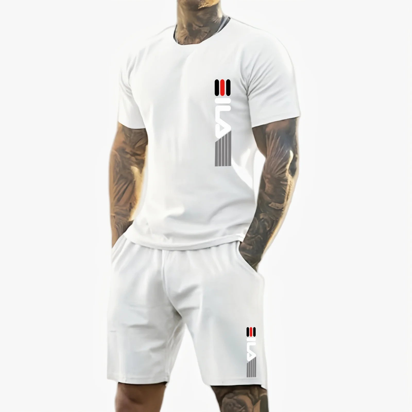 Men's Short Sleeve Polo Co-ord Set