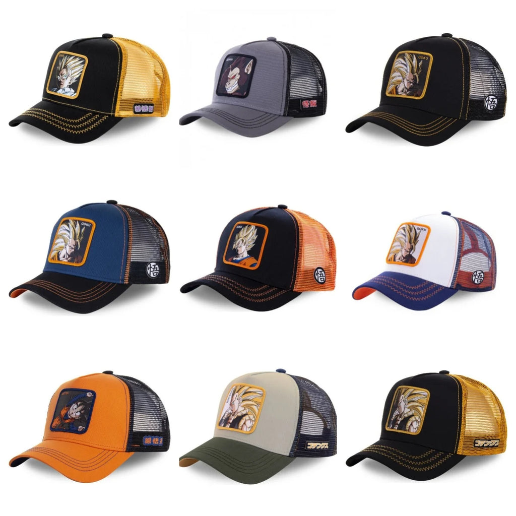 Dragon Ball Embroidered Trucker Cap