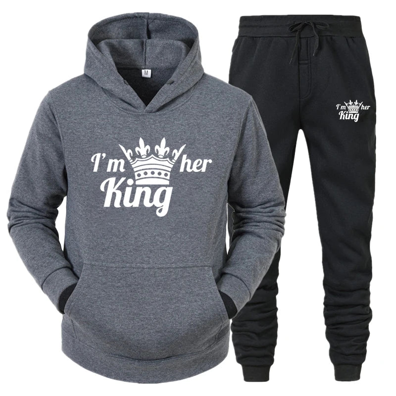 Couples' QUEEN KING Matching Hoodie Set