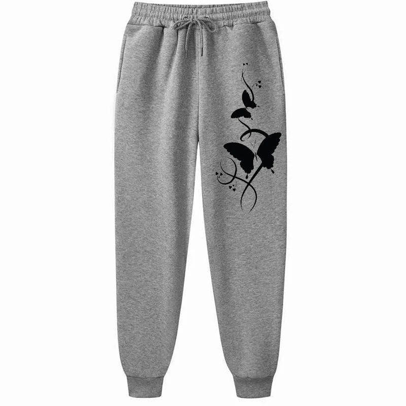 Women's Hip-Hop Print Drawstring Sweatpants