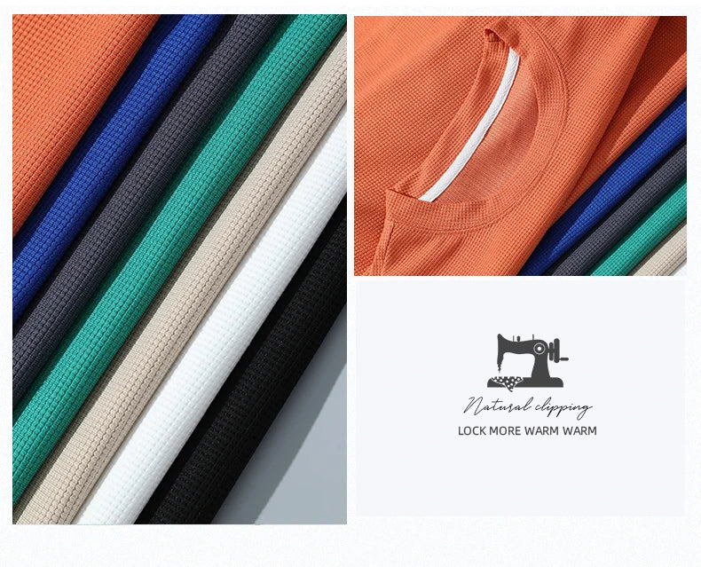 Men's Waffle T-Shirt & Shorts Tracksuit Set