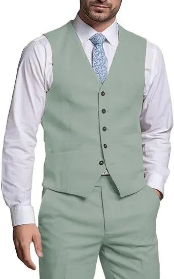 Men's Vest & Pants Suit Set