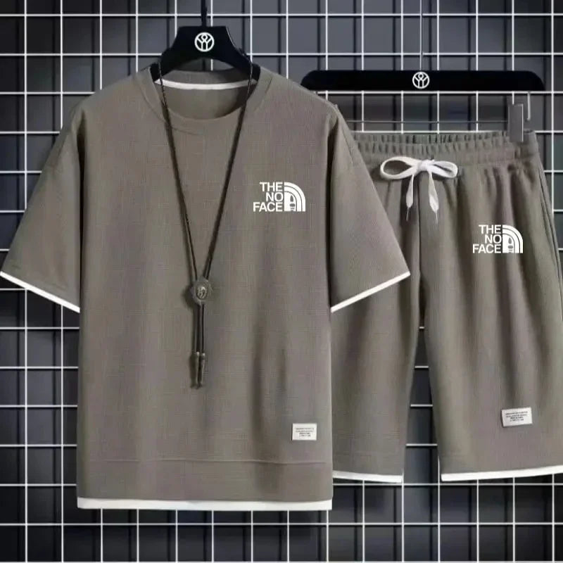 Men's Casual T-Shirt & Shorts Jogging Set