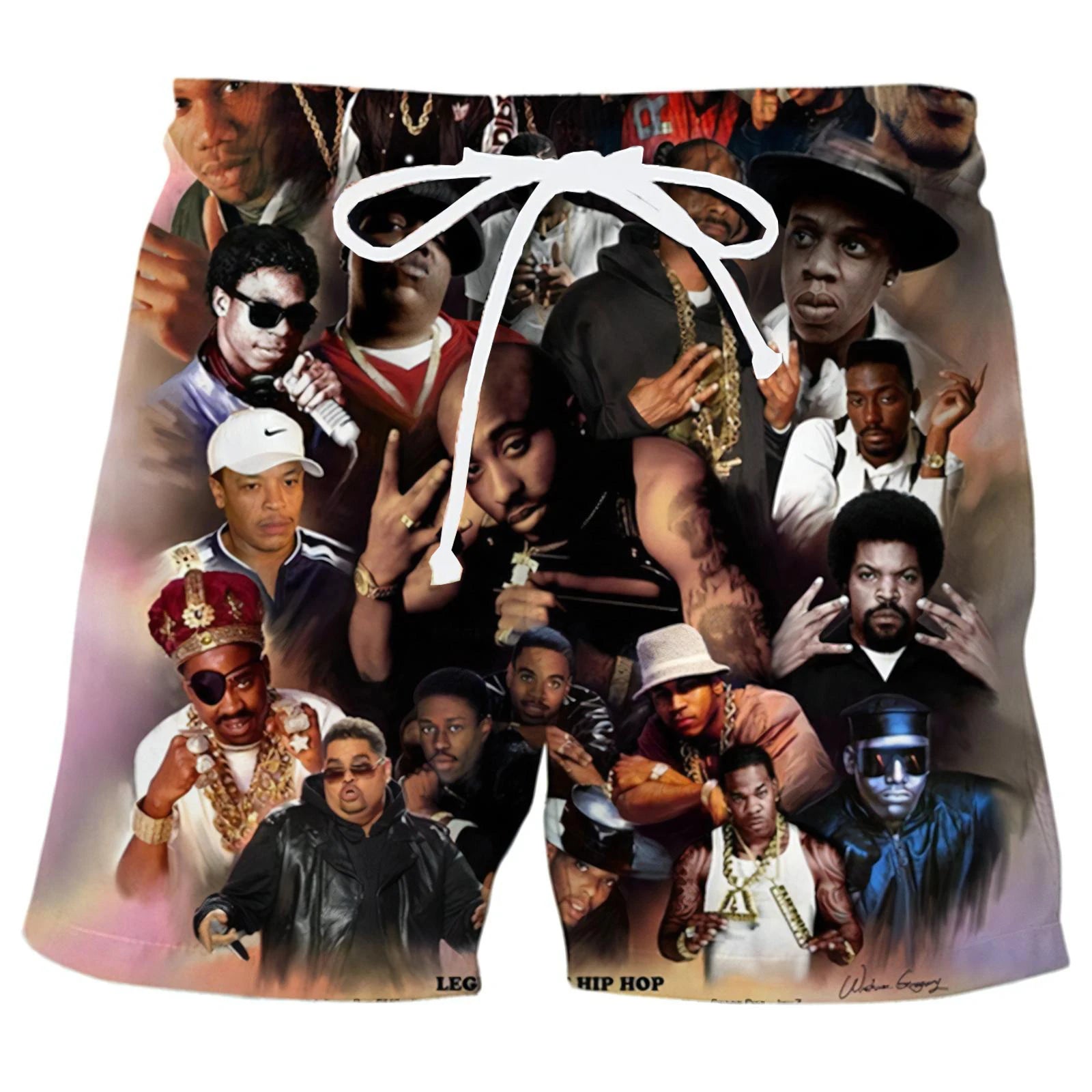 Men's 2Pac Tupac 3D Print Sweatshorts