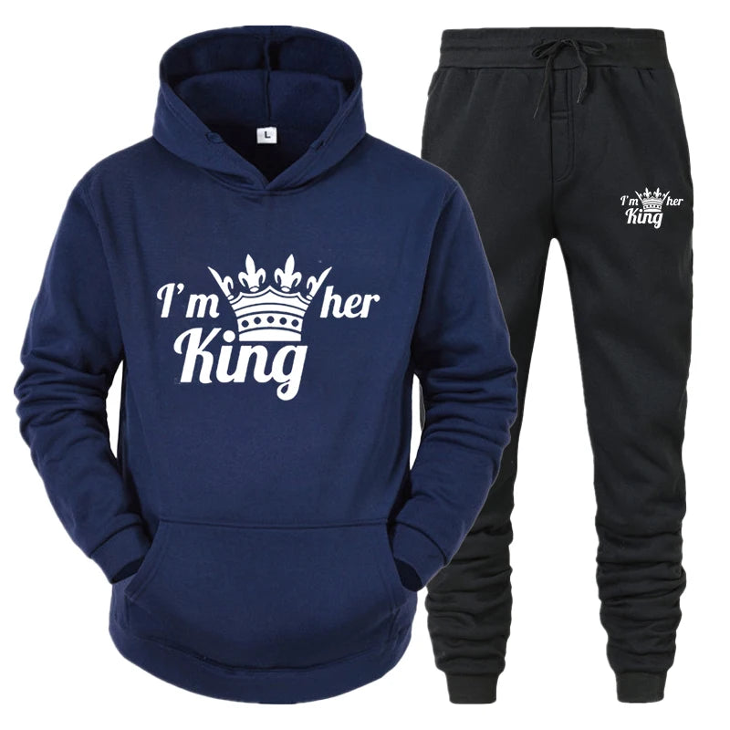 Couples' QUEEN KING Matching Hoodie Set