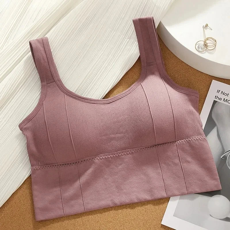 Women's Seamless Push-Up Sports Bra