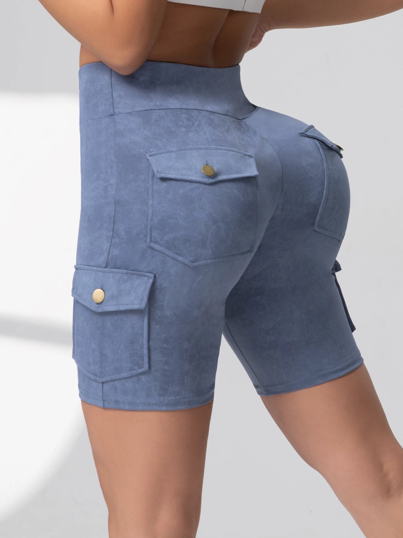 Women's Camo Butt-Lifting Workout Shorts