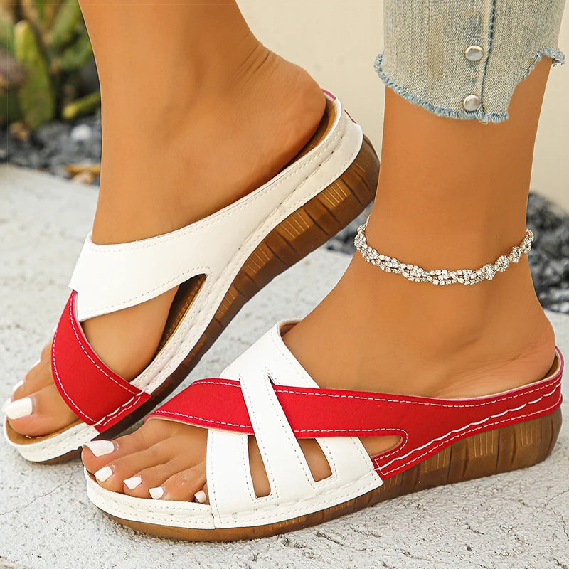 Women's Wedge Slide Sandals