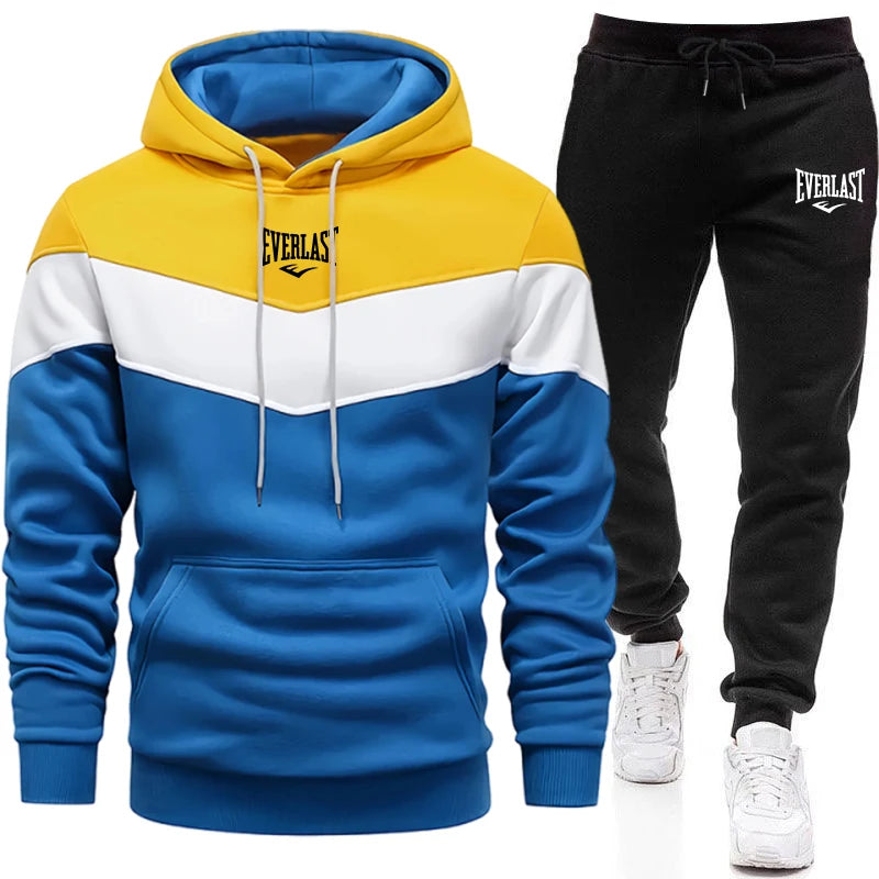 Men's Hoodie & Sweatpants Jogger Tracksuit