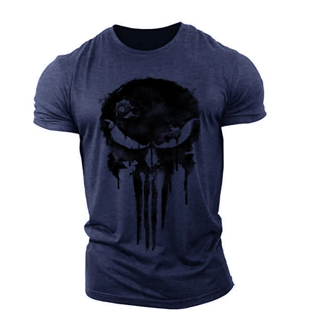 Men's Retro Sparta 3D Print Oversized T-Shirt