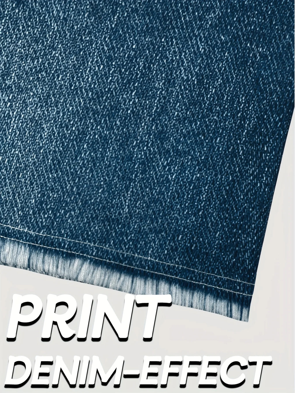 Women's Floral Print Denim-Style Shorts