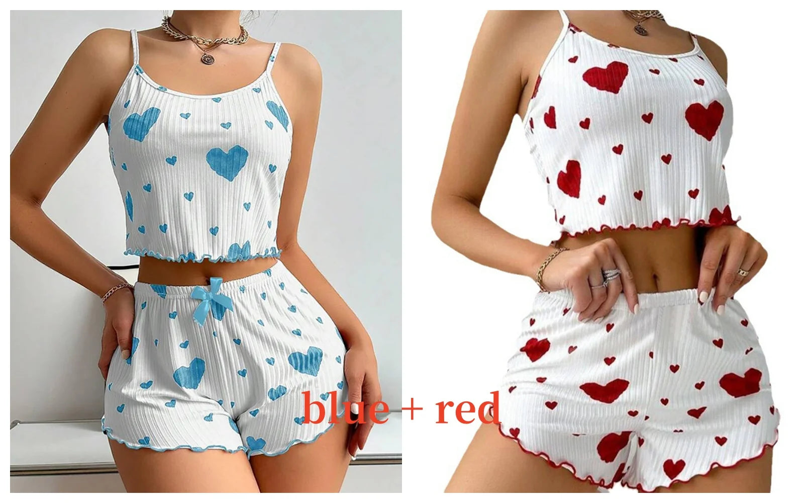 Women's Tank Top & Shorts Pajama Set