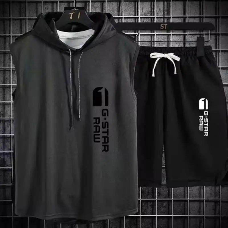 Men's Summer T-Shirt & Shorts Tracksuit Set