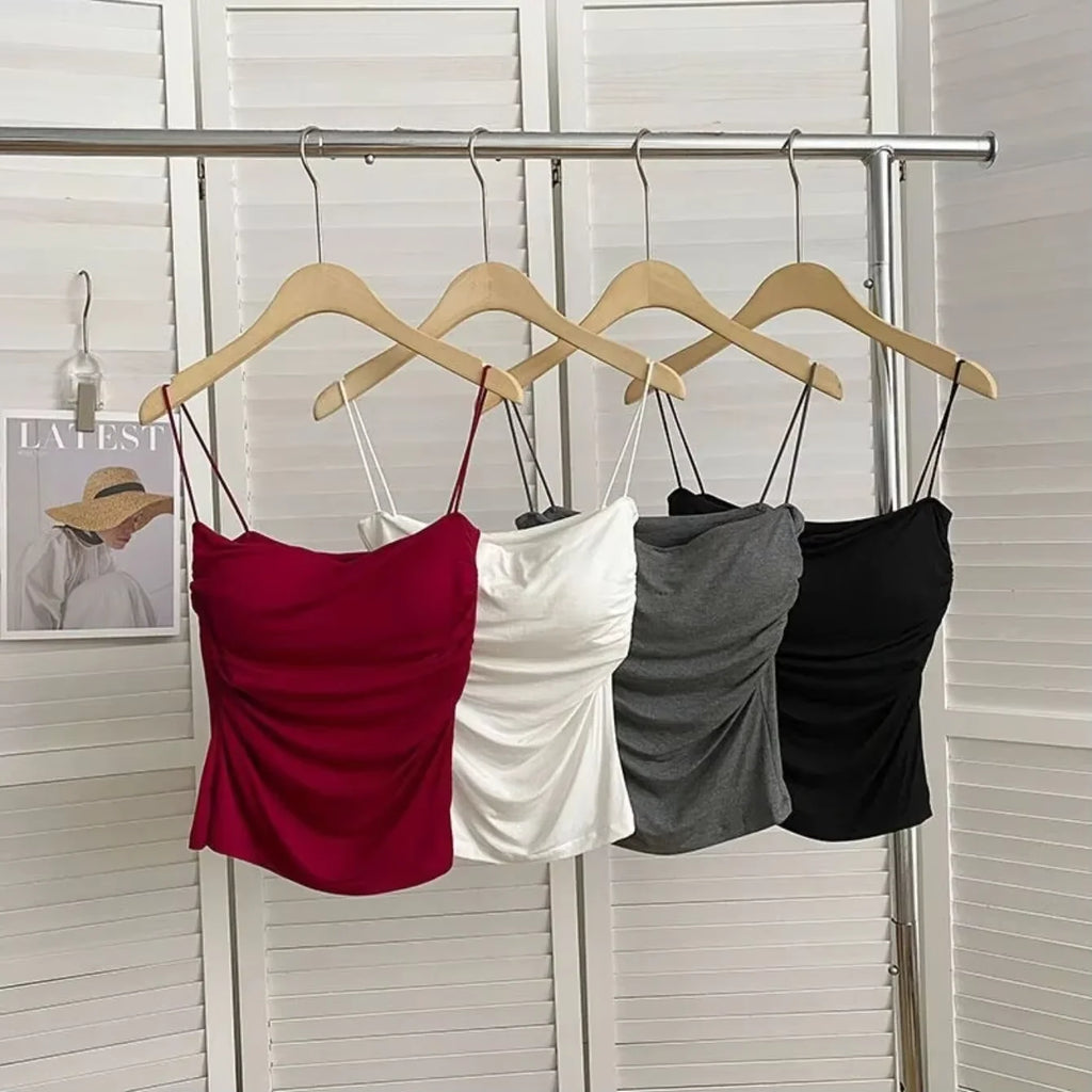 Women's Thin Strap Fitted Camisole Top