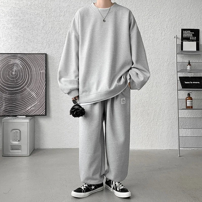 Men's Waffle T-Shirt & Shorts Set (Up to 5XL)