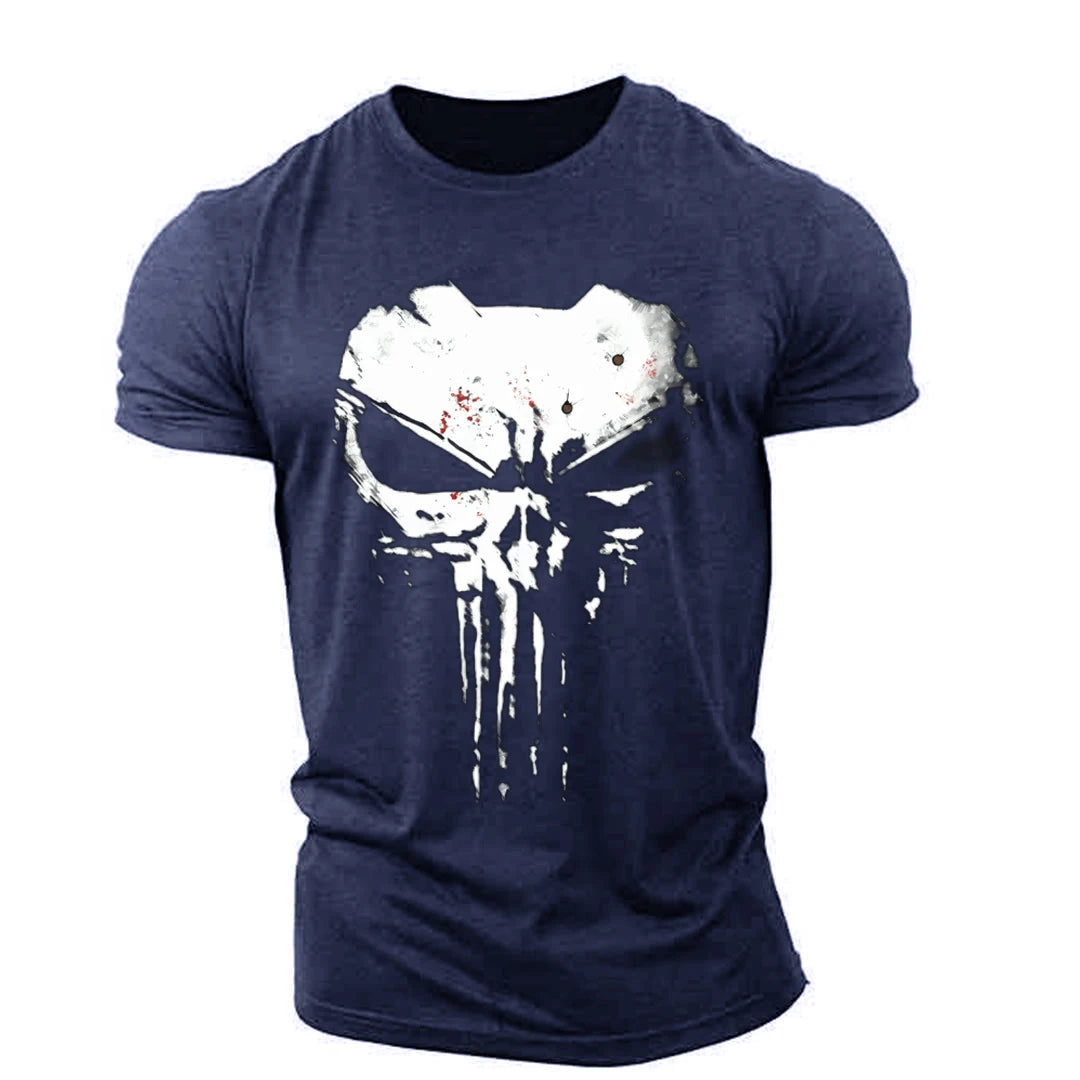 Men's Retro Sparta 3D Print Oversized T-Shirt