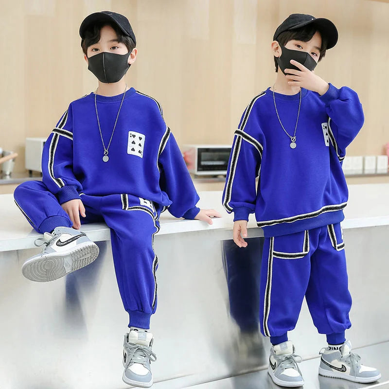 Boys' Casual Sweatshirt & Pants 2-Piece Set